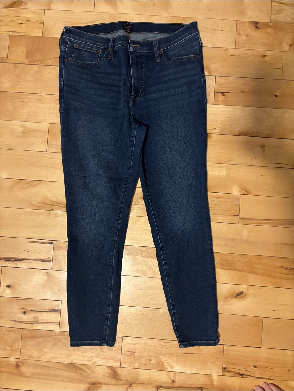 J. Crew Deep Indigo Skinny Jeans